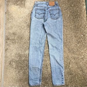 1990s Levi’s 512 light wash denim pants